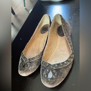 Frye leather ballet flats